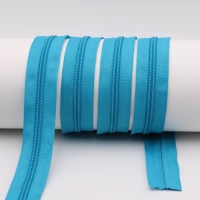 Endless zippers model "Brilliant" No. 7 / with normal spiral - turquoise