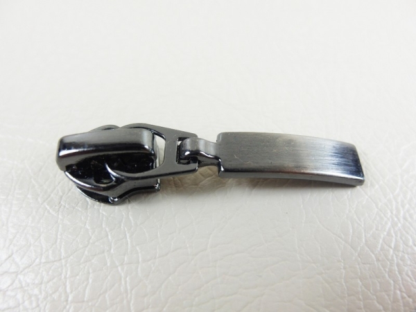 Taschenzipper / Zipper Nr. 7 Modell "Brilliant" TAN - platinium