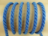 Dekokordel/ Kordelschnur 7 mm blau