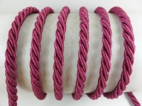 Decorative cord/cord cord 7 mm burgundy red