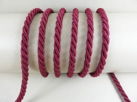 Decorative cord/cord cord 7 mm burgundy red