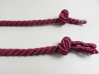 Decorative cord/cord cord 7 mm burgundy red