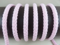 Round cord 100% cotton - 8 mm pink