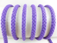 Round cord 100% cotton - 8 mm purple