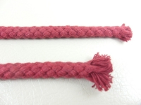 Round cord 100% cotton - 8 mm wine red