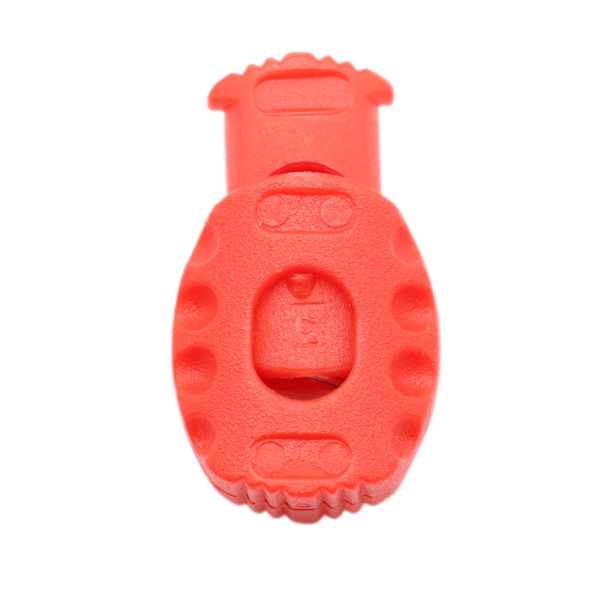 Cord stopper - grenade - for cords up to 6 mm Ø red