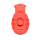 Cord stopper - grenade - for cords up to 6 mm Ø red