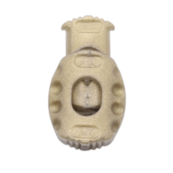 Cord stopper - grenade - for cords up to 6 mm Ø gold