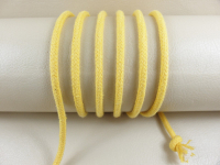 Round cord 100% cotton - 5 mm rapeseed yellow