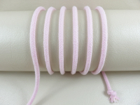 Round cord 100% cotton - 5 mm pink