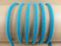 Round cord 100% cotton - 5 mm turquoise