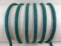 Round cord 100% cotton - 5 mm fir green