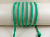 Round cord 100% cotton - 5 mm grass green