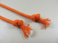 Round cord 100% cotton - 5 mm orange