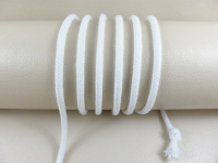 Round cord 100% cotton - 3.5 mm white