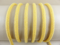 Round cord 100% cotton - 3.5 mm rapeseed yellow