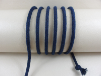 Round cord 100% cotton - 3.5 mm navy blue