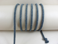 Round cord 100% cotton - 3.5 mm dark gray