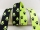 Paw webbing double-sided 30 mm black-neon-yellow