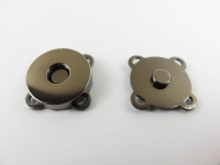 Magnetic button for sewing on 19 mm / platinum