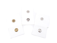 Set of 100 - eyelets - magnetic button for punching 17 mm
