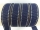 Webbing/reflective tapes - with reflective strips - navy blue-silver 20 mm