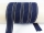 Webbing/reflective straps - with reflective strips - navy blue-silver 25 mm