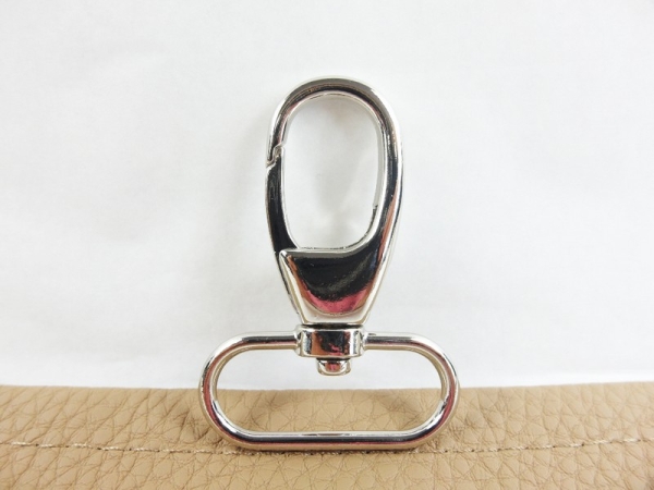 Carabiner hook - light model 30 mm silver