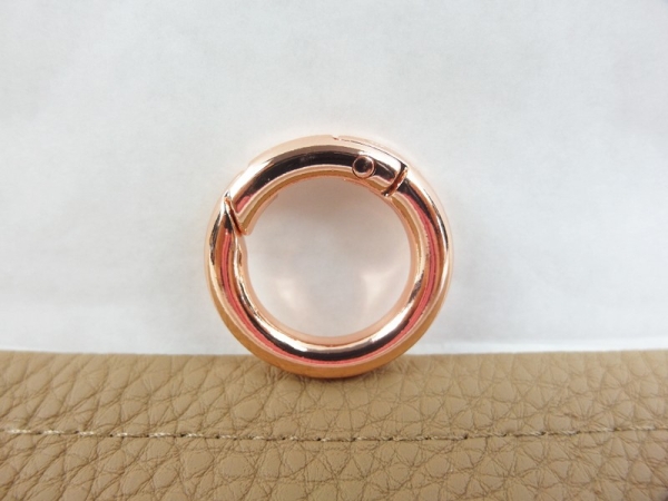 Ring - snap hook - model "Frango" 20 mm / small rose gold