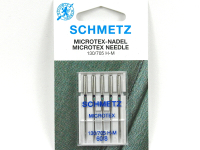 SCHMETZ - 5 Microtex needles size 60 / 8 flat piston