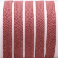 Flat cord / tube cord - 100% cotton - 18 mm copper