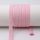 Flat cord / tube cord - 100% cotton - 18 mm pink