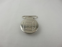 Suspender clip round 25 mm cube