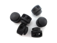 Cord stopper - for round and flat cords up to 4 mm black...