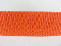 Webbing/bag strap - 50m ROLL "Top Quality" 15mm - thickness 1.75mm - orange