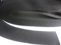 Webbing/bag strap - 50m ROLL "Top Quality" 15mm - thickness 1.75mm - black