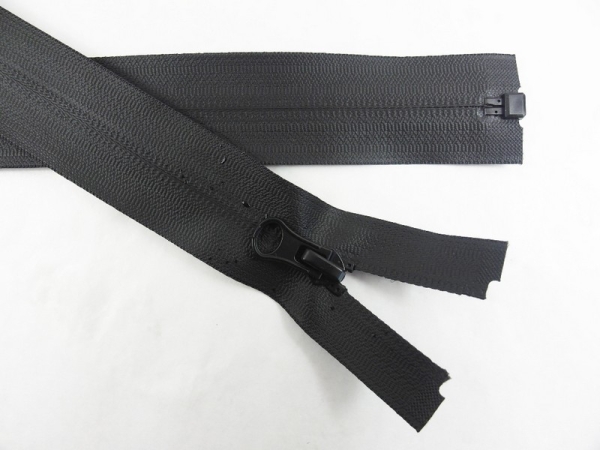 Waterproof outdoor jacket zippers - divisible 60cm black