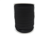 200m rubber cord/rubber band - width 5mm black