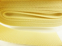 50m roll of webbing/bag webbing width 25mm polypropylene/thickness 1.8mm/MADE IN GERMANY ivory/natural