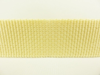 50m roll of webbing/bag webbing width 25mm polypropylene/thickness 1.8mm/MADE IN GERMANY ivory/natural