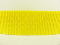 50m roll of webbing/bag webbing width 25mm polypropylene/thickness 1.8mm/MADE IN GERMANY yellow