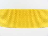 50m roll of webbing/bag webbing width 25mm polypropylene/thickness 1.8mm/MADE IN GERMANY yellow-orange