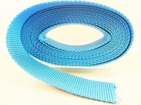 50m roll of webbing/bag webbing width 25mm polypropylene/thickness 1.8mm/MADE IN GERMANY sky blue