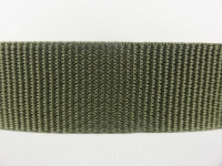 50m roll of webbing/bag webbing width 25mm polypropylene/thickness 1.8mm/MADE IN GERMANY olive