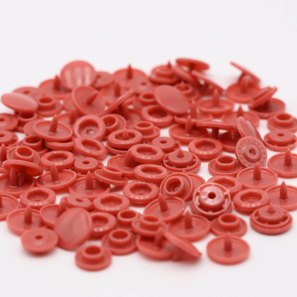 Original Kam-Snap press fasteners 25 pieces sienna red