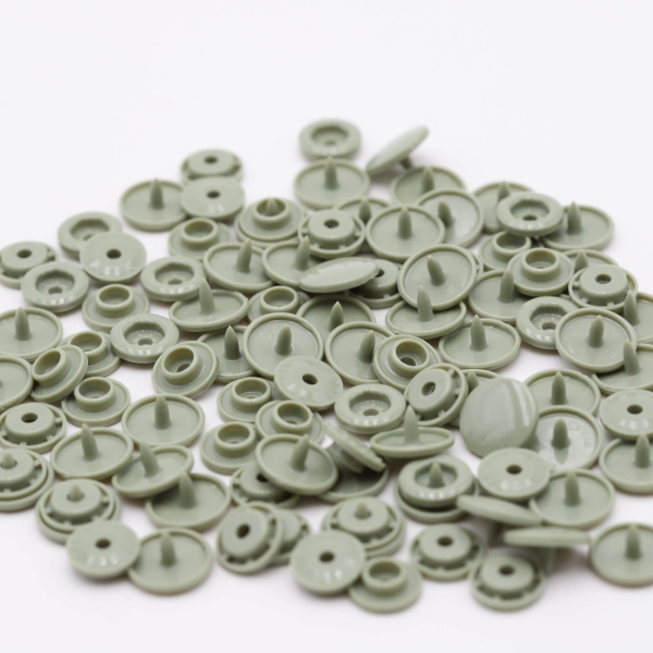 Original Kam-Snap press fasteners 25 pieces gray