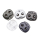 Cord stopper 2-hole - mini emoji - for cords up to 3 mm Ø