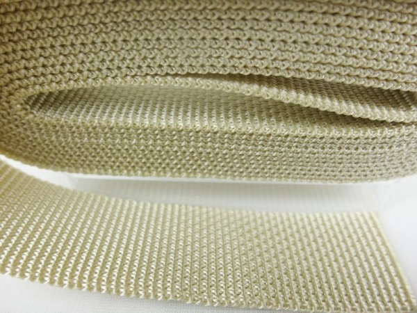 Taschengurtbänder in Top-Qualität 25 mm beige