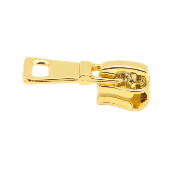 Delrin VISLON Zipper for 6 mm plastic teeth No. 5 model “TAP” gold