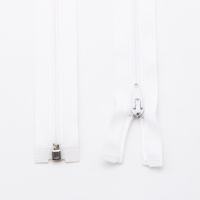 Zipper 1m divisible nylon spiral No. 3 white